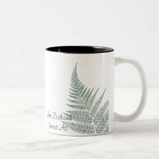 2 Couleurs Tasse verte de fougère argentée de NZ