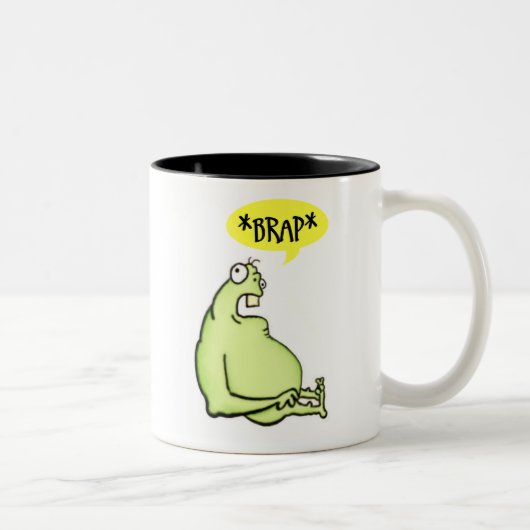 2 Couleurs Tasse verte de monstre (Droit)