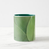 2 Couleurs Tasse verte de velours (Centre)