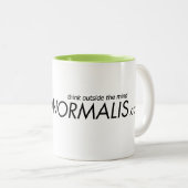 2 Couleurs Tasse verte étrangère de Paranormalis (Devant droit)