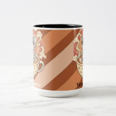 2 Couleurs Tasse vibrante à deux tons Kawaii Chibi Koala (Centre)