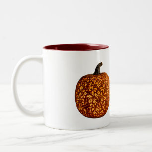 2 Couleurs Tasse Victorian Lace Pumpkin II