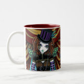 2 Couleurs Tasse victorienne de Faery de cirque de Steampunk (Gauche)