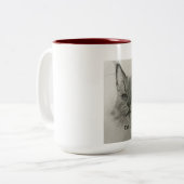 2 Couleurs Tasse Vie de Chat (Devant gauche)
