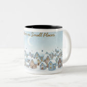 2 Couleurs Tasse Village d'Hiver (Devant droit)