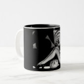 2 Couleurs Tasse vintage de Halloween (Devant gauche)