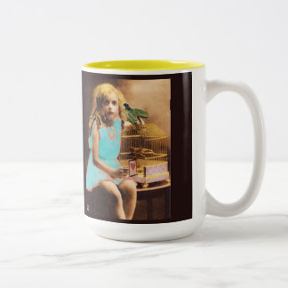 2 Couleurs Tasse vintage Uncaged de tasse de thé de café de