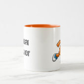 2 Couleurs Tasse virtuelle de coureur (Centre)