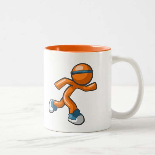 2 Couleurs Tasse virtuelle de coureur (Droit)
