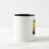 2 Couleurs tasse visage heureux de kooning (Centre)