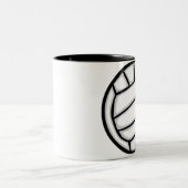 2 Couleurs Tasse - volleyball (Centre)