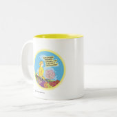 2 Couleurs Tasse - "voulez claquer quelqu'un " (Devant gauche)