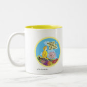 2 Couleurs Tasse - "voulez claquer quelqu'un " (Gauche)