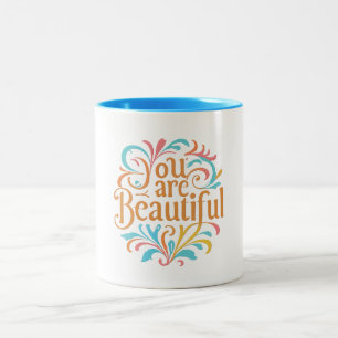 2 Couleurs Tasse - Vous êtes Beau/Belle