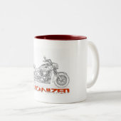 2 Couleurs Tasse vulcanisée (Devant droit)