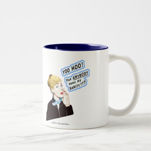 2 Couleurs Tasse - "Yoo Hoo ! " (Droit)
