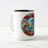 2 Couleurs Tasse Zany Classic Wedge (Devant gauche)