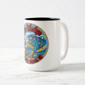 2 Couleurs Tasse Zany Classic Wedge (Devant droit)