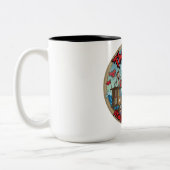 2 Couleurs Tasse Zany Classic Wedge (Gauche)