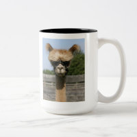 Tête de tasse d'alpaga de P.R.