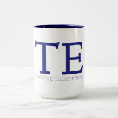 2 Couleurs Textshop expérimente tasse de café (Centre)