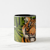 2 Couleurs Tiger tasse à café à deux tons (Centre)