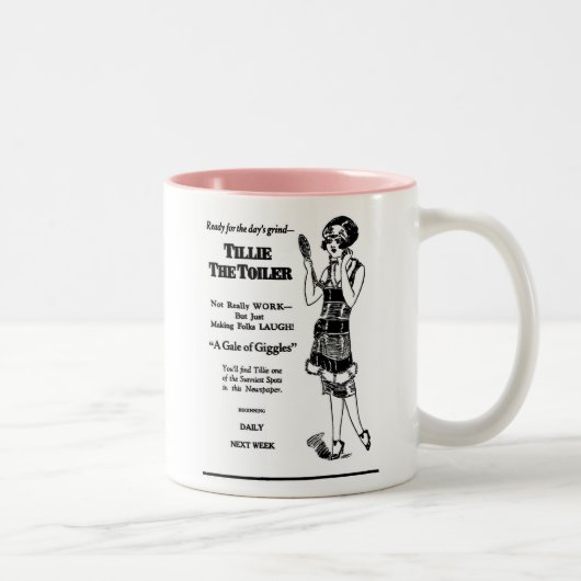 2 Couleurs Tillie la tasse 1926 d'illustration de Toiler (Droit)