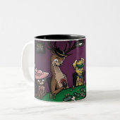 2 Couleurs Tisonnier jouant la tasse d'animaux (bouclage) (Devant gauche)