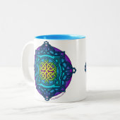 2 Couleurs tones_ARD celtique de cool de _de tasse de (Devant gauche)