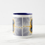 2 Couleurs Tornade de Yinyang - tasse de fractale (Centre)