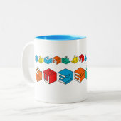 2 Couleurs Tout est tasse impressionnante (Devant gauche)