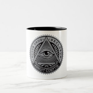 2 Couleurs Toute la tasse voyante d'oeil