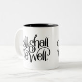 2 Couleurs Toute sera bien tasse à deux tons (Devant gauche)