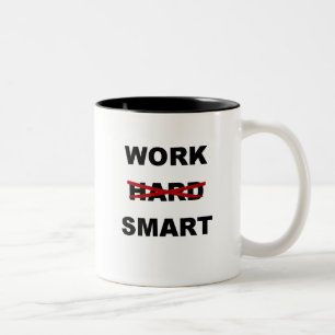 2 Couleurs Travail Smart - tasse de café inspirée