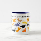 2 Couleurs Trop de tasse de chats (Centre)