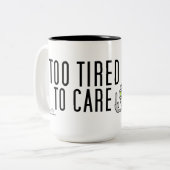 2 Couleurs Trop fatigué au soin : Mousseux la tasse (Devant gauche)