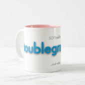 2 Couleurs troublegrand-mère ! Tasse à café à deux tons (Devant gauche)