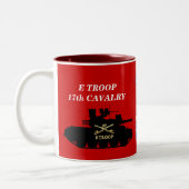 2 Couleurs Troupe d'E, 17ème tasse de la cavalerie M551 (Gauche)