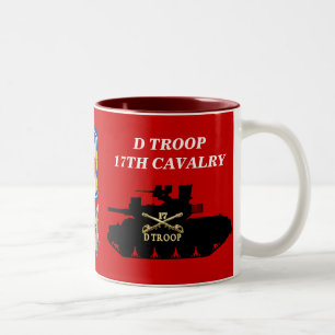 2 Couleurs Troupe de D, 17ème tasse de la cavalerie M551
