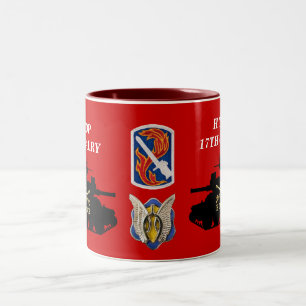 2 Couleurs Troupe de H, 17ème tasse de la cavalerie M551