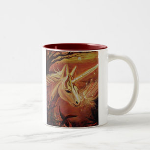 2 Couleurs Trouvant le chemin de la maison - licorne et tasse
