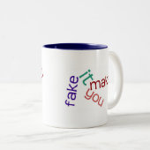 2 Couleurs Truquez-le tasse (Devant droit)