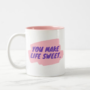 2 Couleurs Tu fais de la tasse à café bicolore