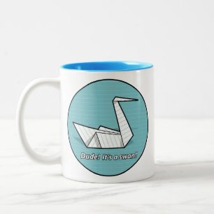 2 Couleurs Type ! C'est un cygne ! Tasse