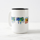 2 Couleurs "Tyson" tasse de 15 onces (Devant gauche)