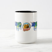 2 Couleurs "Tyson" tasse de 15 onces (Centre)