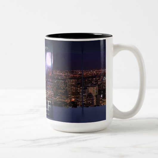2 Couleurs Un avec la tasse Wolf NYC (Droit)