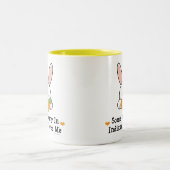 2 Couleurs Un certain lapin en Indiana m'aime tasse (Centre)