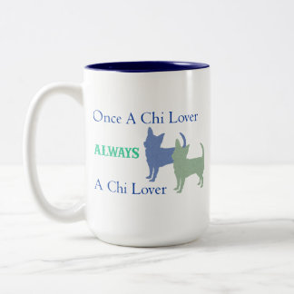 2 Couleurs Une fois un amant de Chi toujours une tasse
