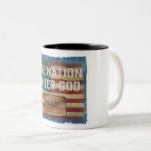 2 Couleurs Une Nation - Tasse à café (Devant droit)